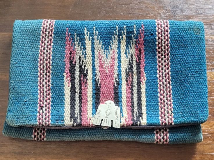 Wool Purse, Vintage Clutch, Belt Pouch, Thunderbird, Hand Weaving, Woven, Purses, Material, Brand