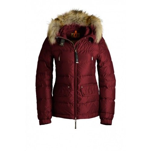 PJS Jas Parajumpers ALASKA Dames Jassen Rood Parajumpers Winterjas ...