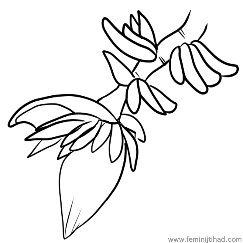 Free Banana Coloring Pages PDF To Print - Coloringfolder.com | Coloring