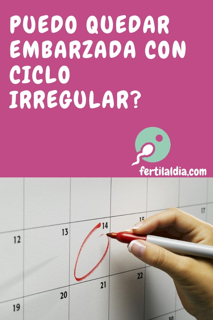 regla irregular y relaciones sexuales