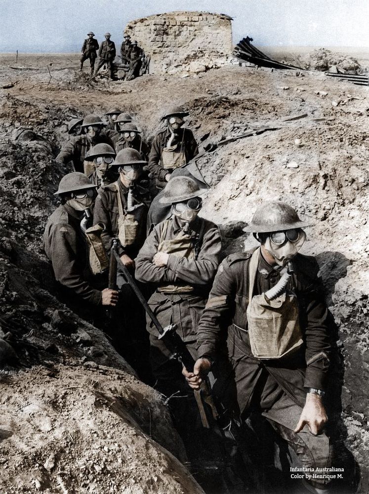 La Primera Guerra Mundial, a todo color (FOTOS)