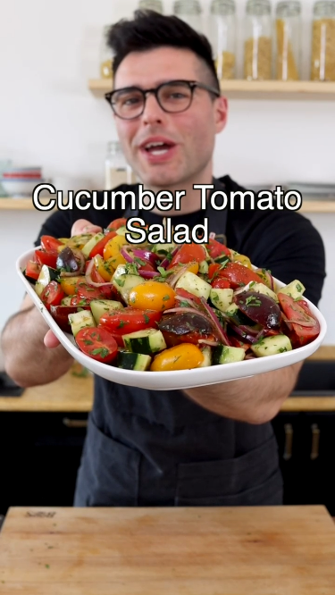 Refreshing Cucumber Tomato Salad