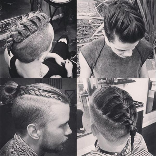 Coiffure pour hommes adieu chignon bonjour la tresse , 24