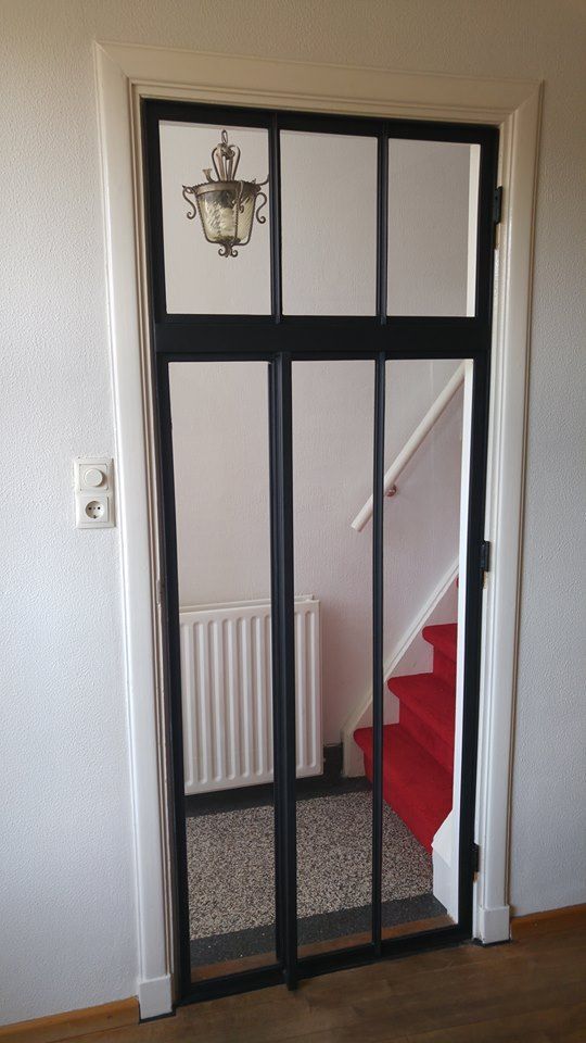 Steel door in wooden frame- Steel door in wooden frame St …