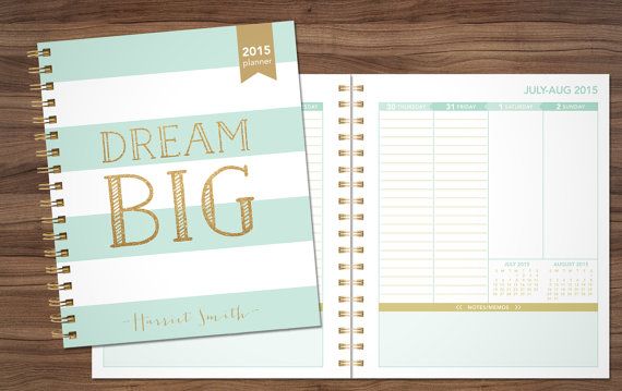 custom student planner