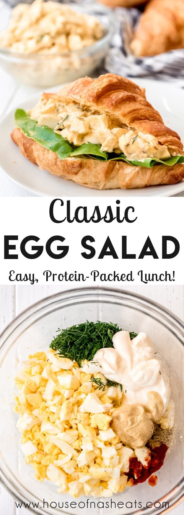 This simple, classic Egg Salad recipe makes the best sandwiches and is