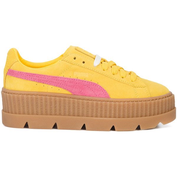 Fenty X Puma Suede Cleated Creeper Sneakers 120 Liked On Polyvore Featuring Shoes Sneakers Suede Tr Creeper Sneakers Ugg Boots With Bows Black Ugg Boots