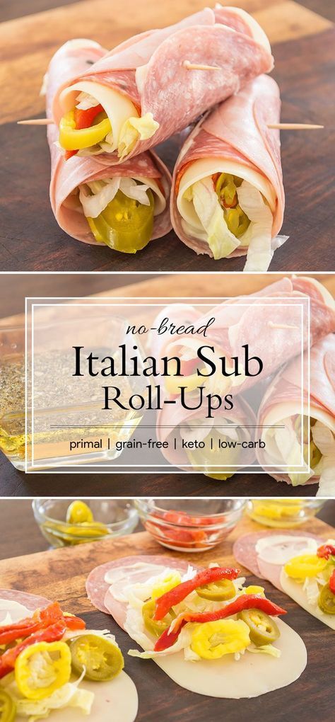 Italian Sub Roll-Up (grain-free)