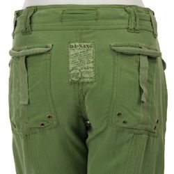 NEW Da-Nang Surplus Women/'s Casual Zip Back Chinese Green Mini Skirt RSS1302 M