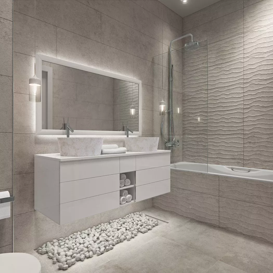 Unthinkable Wood Look Tile Bathroom Floor