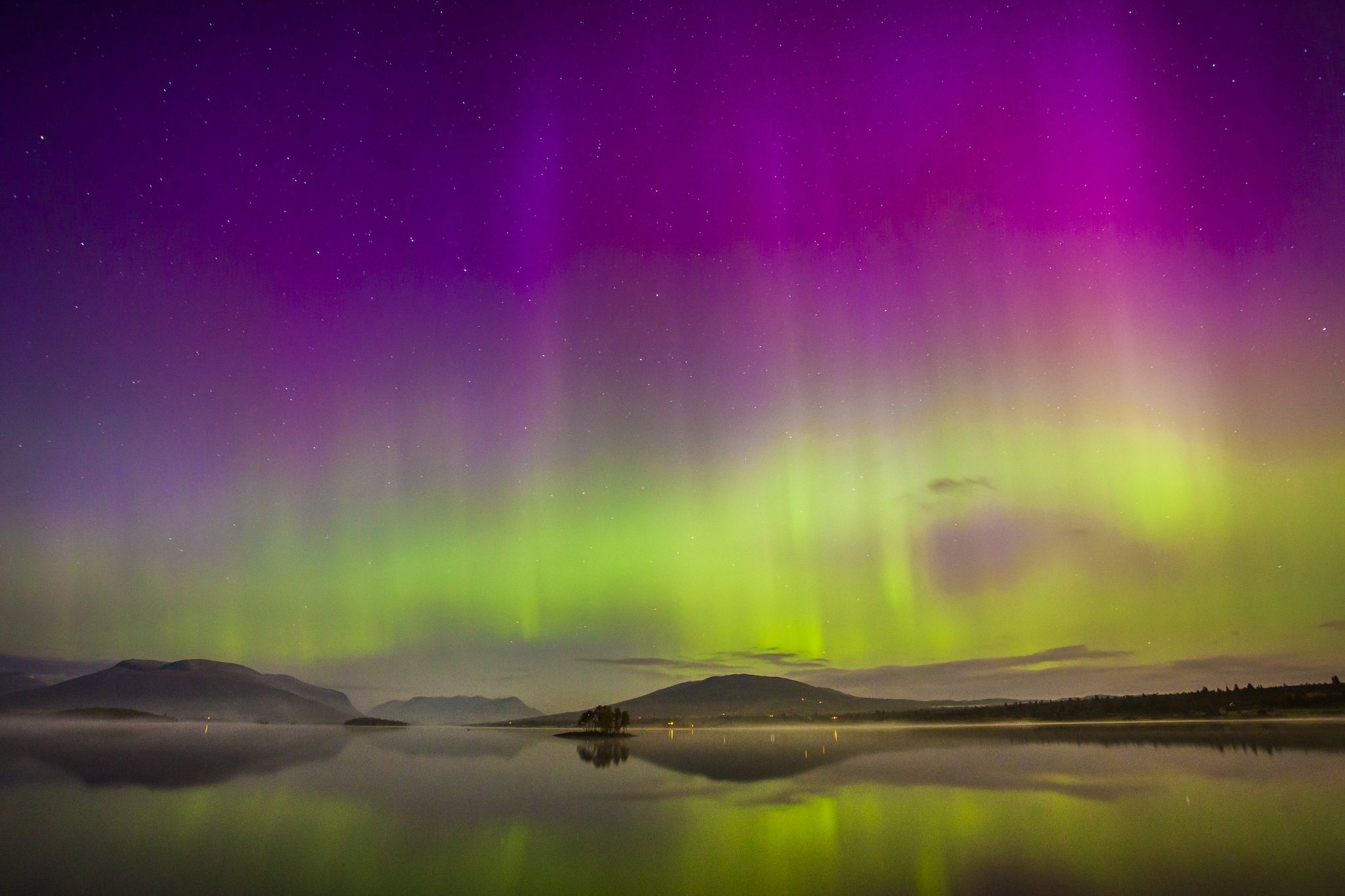 Hemsedal Red Lights Northern lights, Aurora, Lights