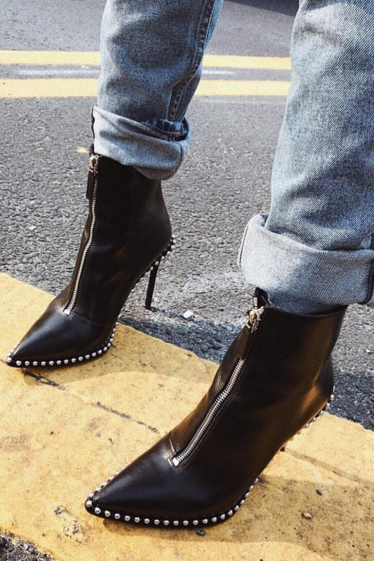 alexander wang denim heels