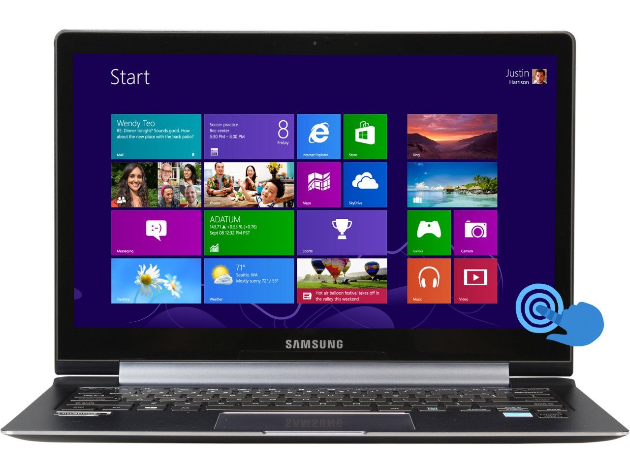 Asus K570ud Es76 Gaming Laptop Intel Core I7 8550u 1 80 Ghz 15 6 Windows 10 Home 64 Bit Newegg Com Touch Screen Laptop Asus Intel Core