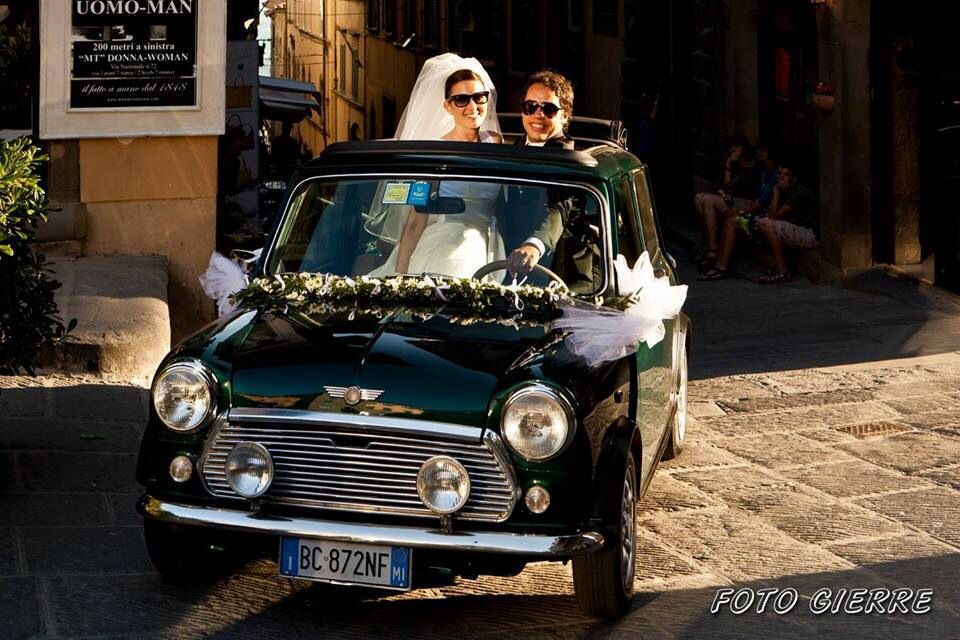 ▷ Photocall boda Coche Mini Cooper 100% personalizado, Envío Gratis