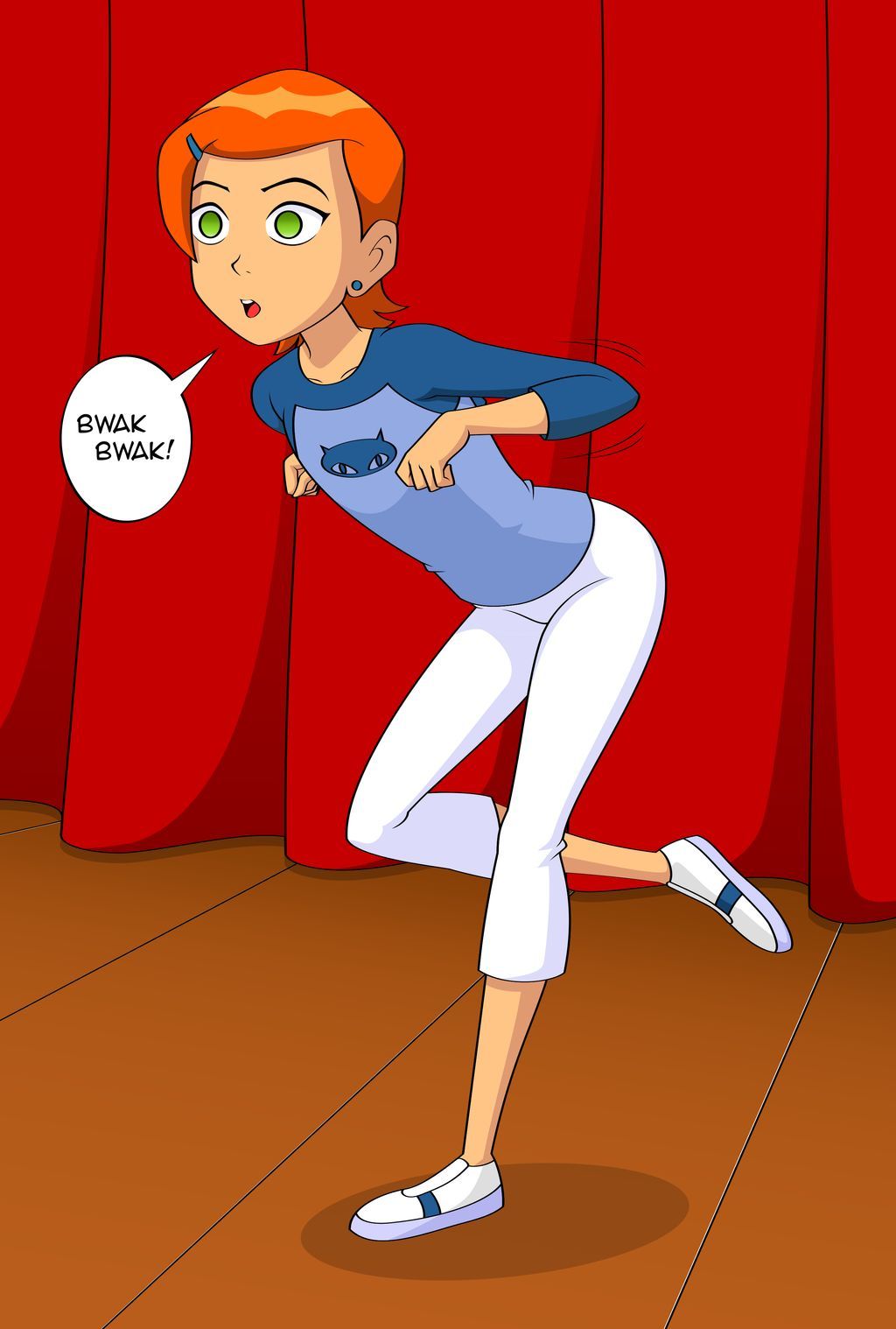 Gwen Hypnotized By Jimryu On DeviantArt Female Cartoon Characters Ben Comics Cool Costumes