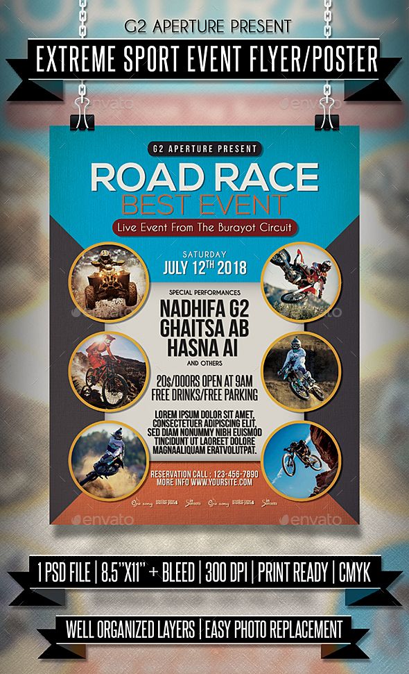 extreme sport event flyer poster events flyers flyer