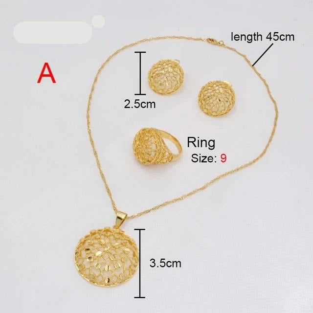 18k Gold Jewelry, Metal Jewelry, Fancy Jewellery, Wedding Jewelry Sets, Wedding Necklace, Floral Necklace, Gift Necklace, Indian Jewelry Sets, African Jewelry