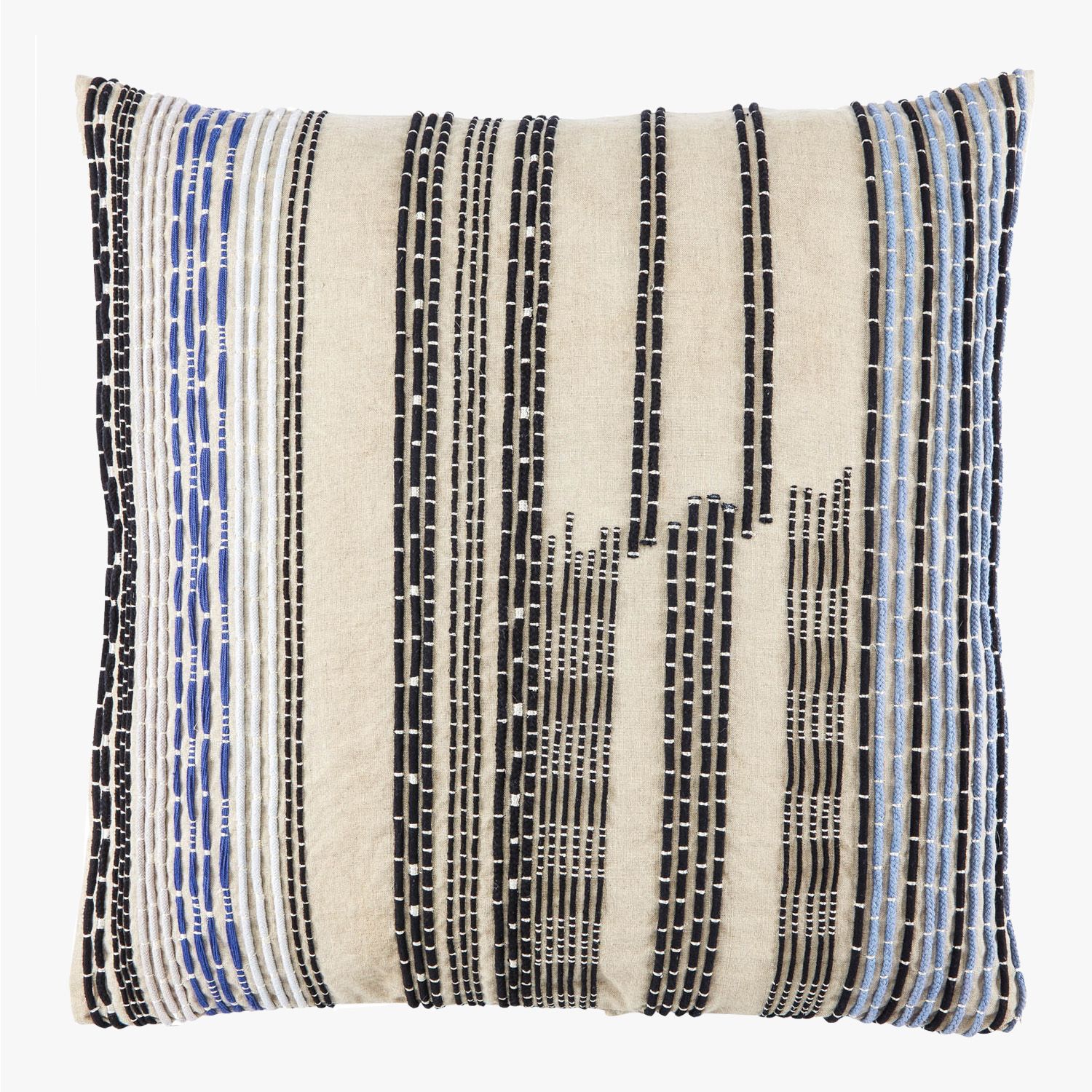 Camarillo Azure Woven Pillow Shop Mexican Hand Woven Pillows Group of