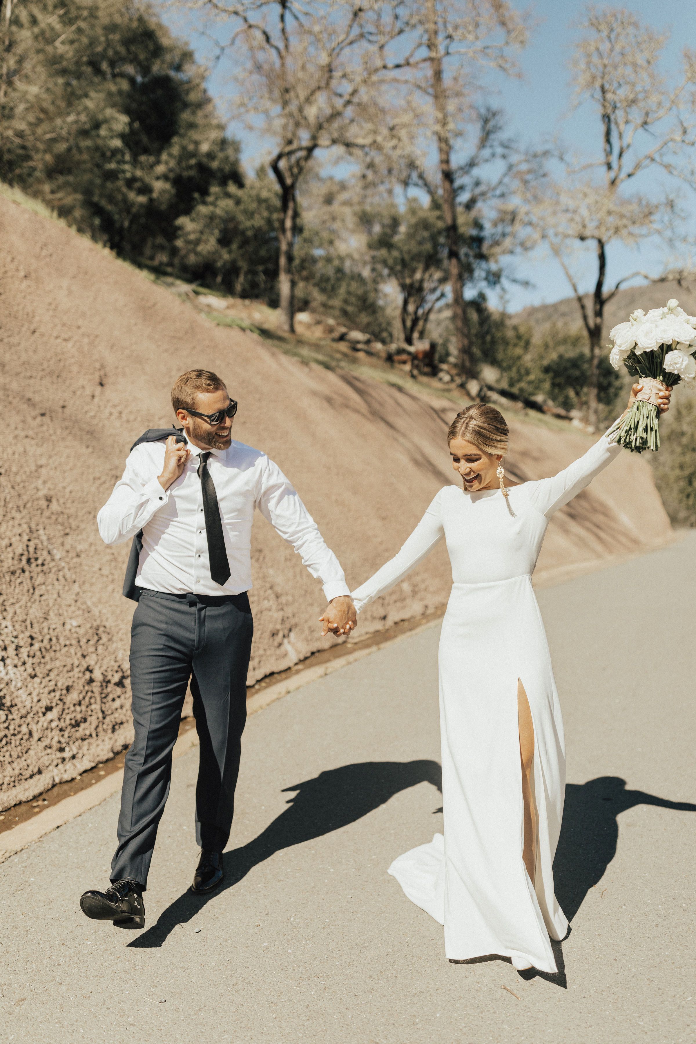 Amy Kuschel Redding Gown In 2020 Minimalist Wedding Dresses