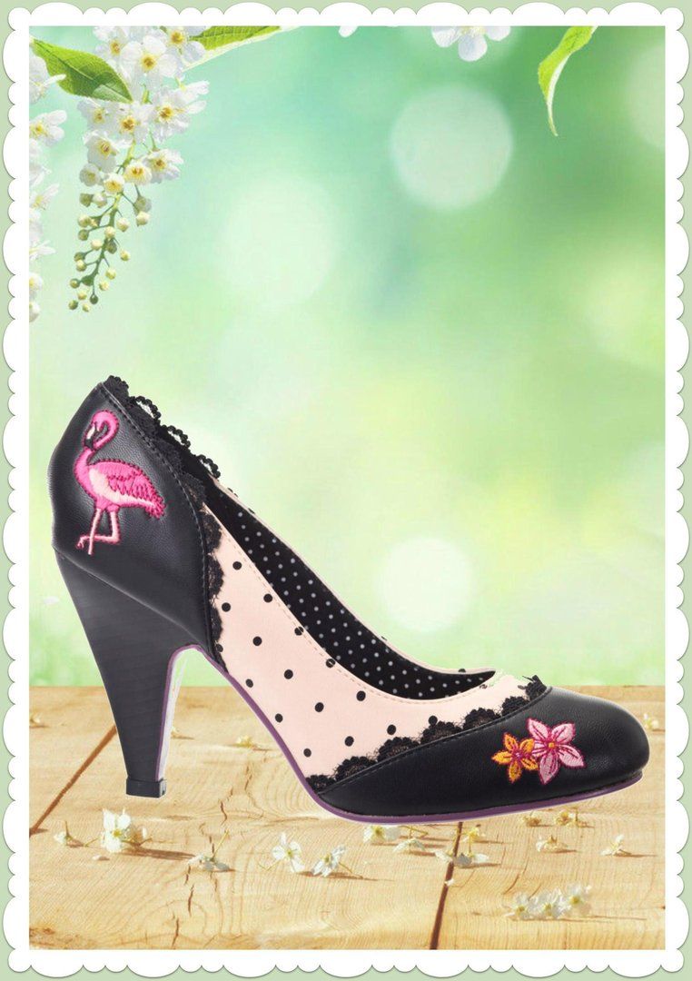 Banned 50er Jahre Rockabilly Schuhe Riemchen Pumps Rayna 50er Jahre Rockabilly Schuhe | Retro Vintage Schuhe Damen