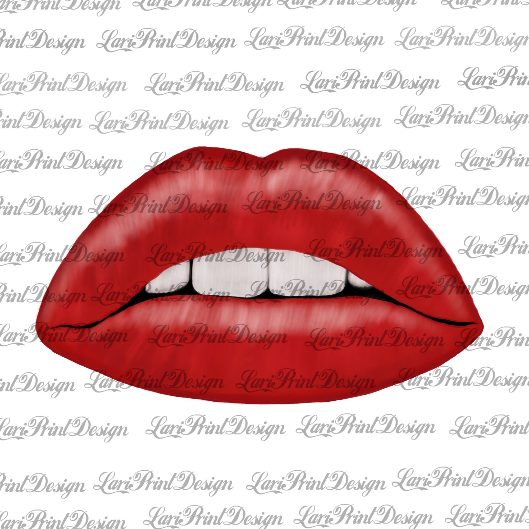 Red Lips Png Instant Download Sublimation Graphics Clipart