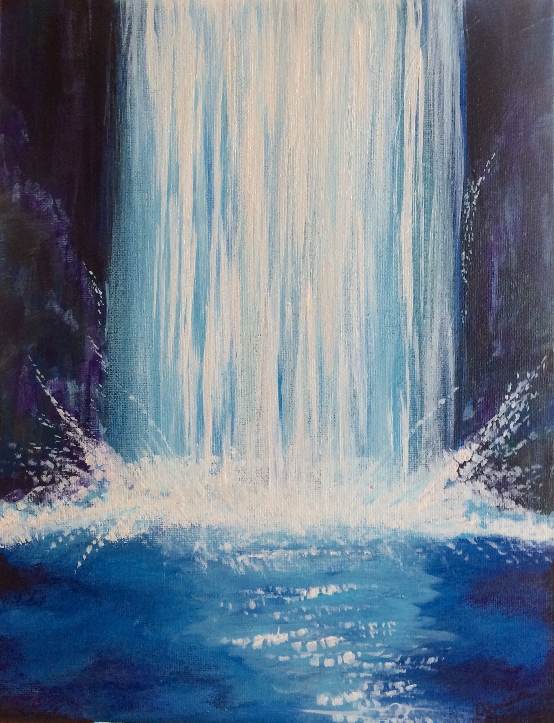 Acrylic Painting Tutorial Waterfall Landscape Painting Artofit 2800e3ec8b7baa3cc0792c0564a55339