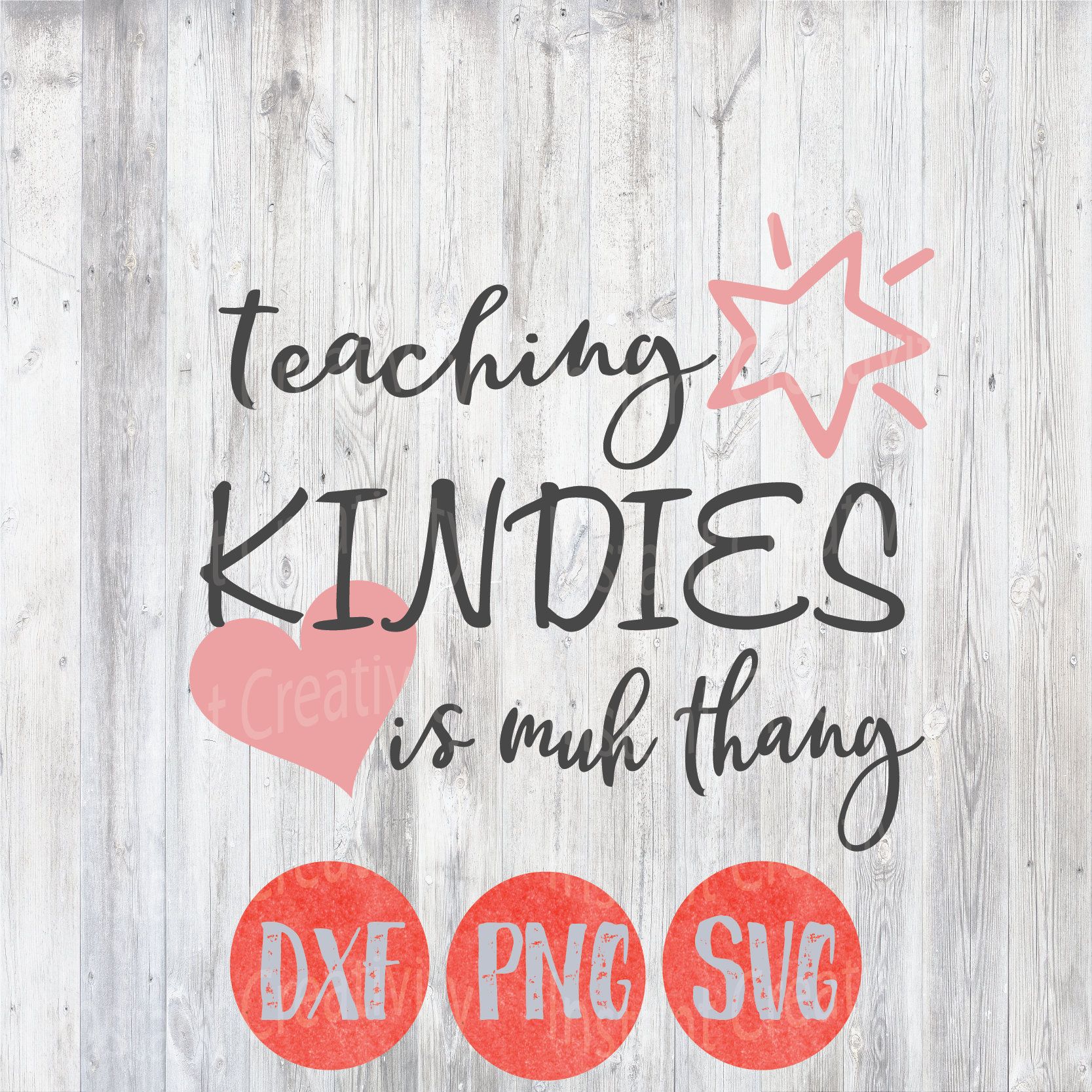 Download Teacher Svg Teaching Kindies is muh thang Funny Teacher | Etsy | Teacher quotes funny, Teacher ...