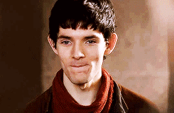 merlin lip biting gif magical merlin pinterest lip biting