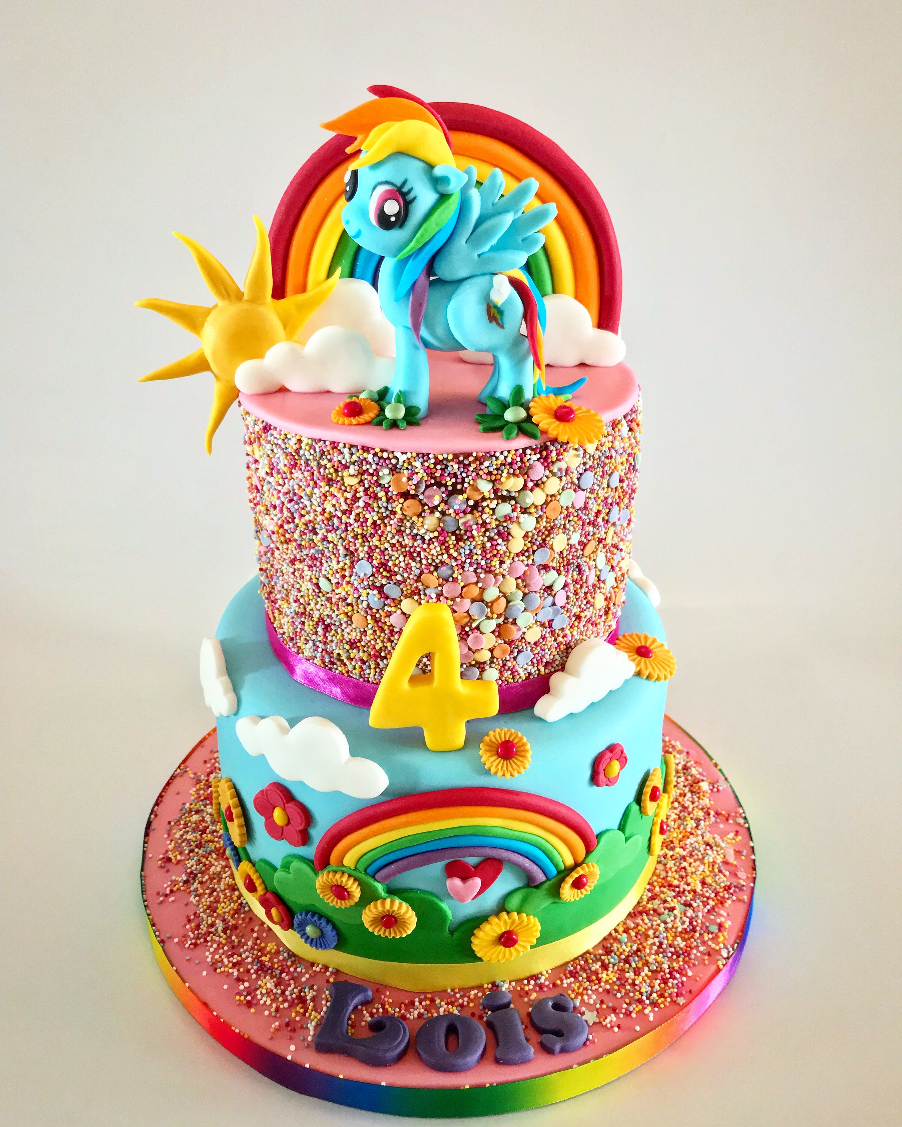 My Little Pony Cake Ideas Pin by Stephanie Marie on Girl Birthday | My little pony cake, Pony