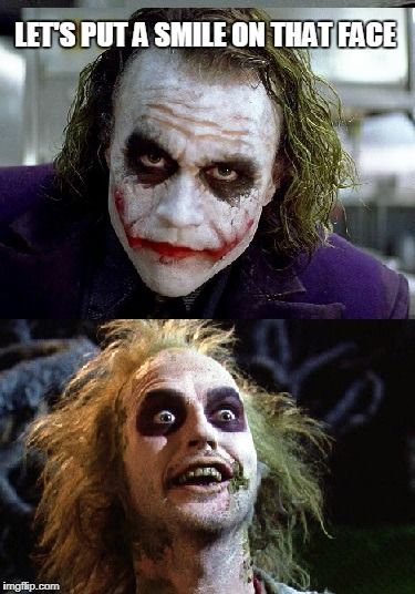 Beetlejuice Smile Beetlejuice Joker Funny Memes