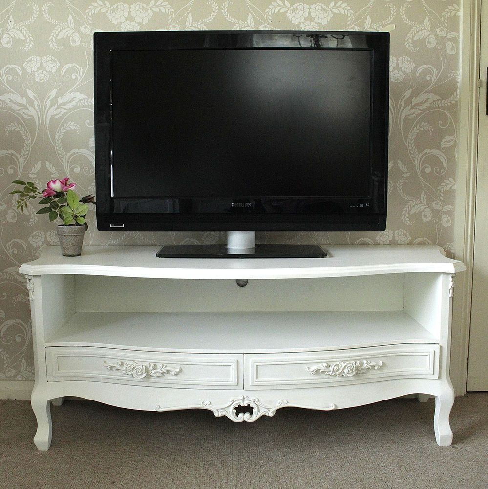 TV stand Shabby chic tv stand, French style furniture, Television