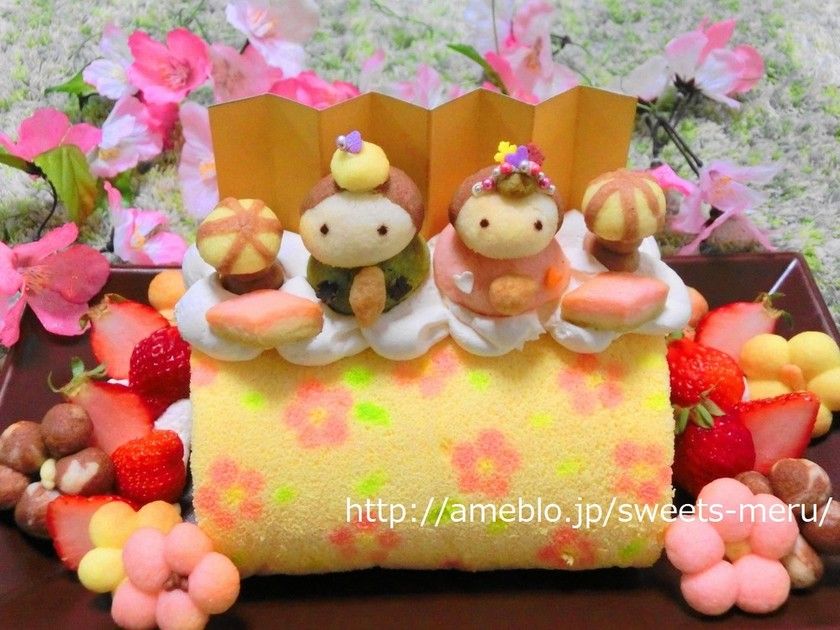 簡単 あっという間にお花のロールケーキ By メルちゃんlove レシピ ひなまつり ケーキ ケーキ ロールケーキ 簡単 あっという間にお花のロールケーキ By メルちゃんlove レシピ ひなまつり ケーキ ケーキ ロールケーキ