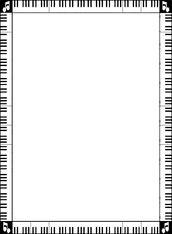 free music border image 4632 music page borders with printable certificate borders