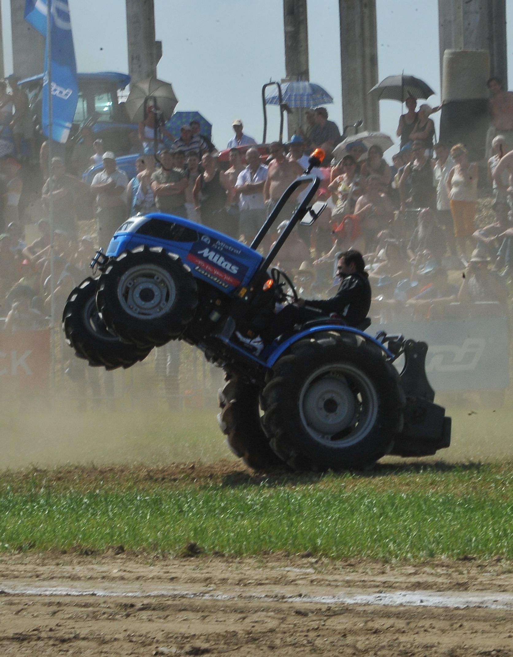 Wheelie Landini tractor.