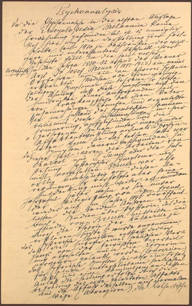 Essay about freud as a writer