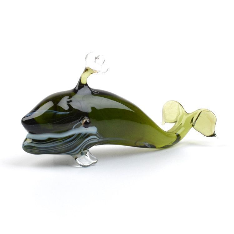 “Cute Glass #Whale Figurine Item No. GF00027A01 $11.89 This Glass Whale Figure is hand blown and imported from St. Petersburg, #Russia. It's bright colors and adorable shape is sure to delight! Because each figurine is crafted by hand, colors might slightly vary and no two are exactly alike.” Blown Glass Art, Petersburg Russia, Glass Figurines, Whale, Delight, Bright Colors, Miniatures, Tableware, Cute