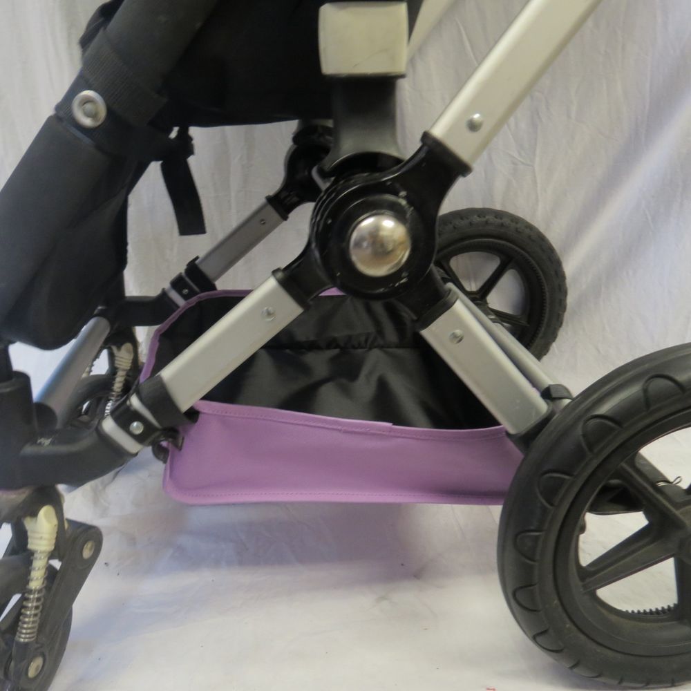 Purple Under Seat Storage Basket for Bugaboo Cameleon 1 2 3 Frog Baby Strollers