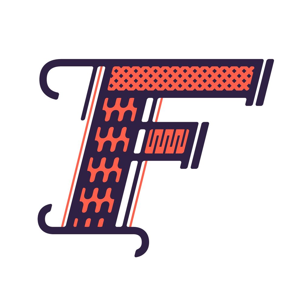 Adventures in type brought to you by the letter F. Lettering