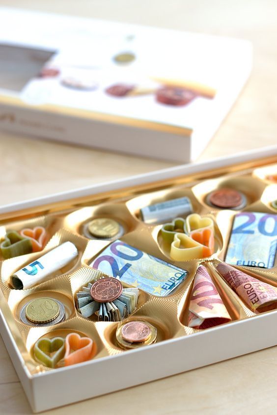 Geld-Pralinen