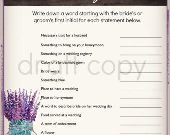 bridal scattergories questions bridal scattergories questions
