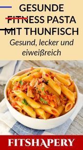 Diese gesunde Fitness Nudeln sind einfach zu machen, eiweißreich und mega lecker. Sie eignen sich pe...