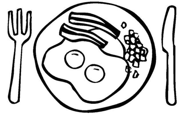 Download Breakfast+Coloring+Pages+Printable | Food clips, Coloring pages, Food coloring pages