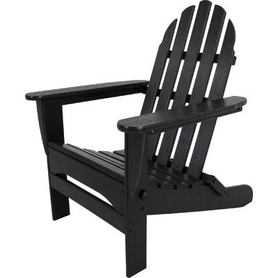 Classic Plastic Folding Adirondack Chair | Outdoor chairs