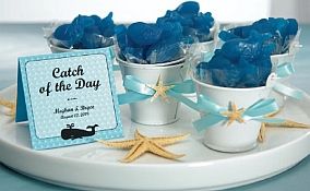 Chocolate Starfish And Seashell Favors Wedding Bridal Shower