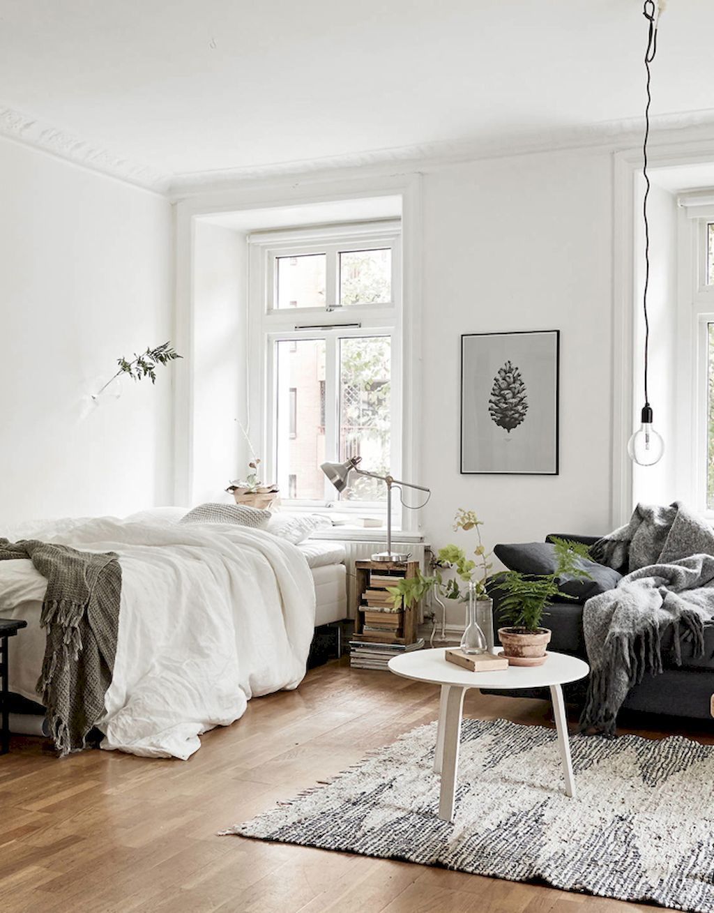 studio apartment decoration design ideas with the advantages