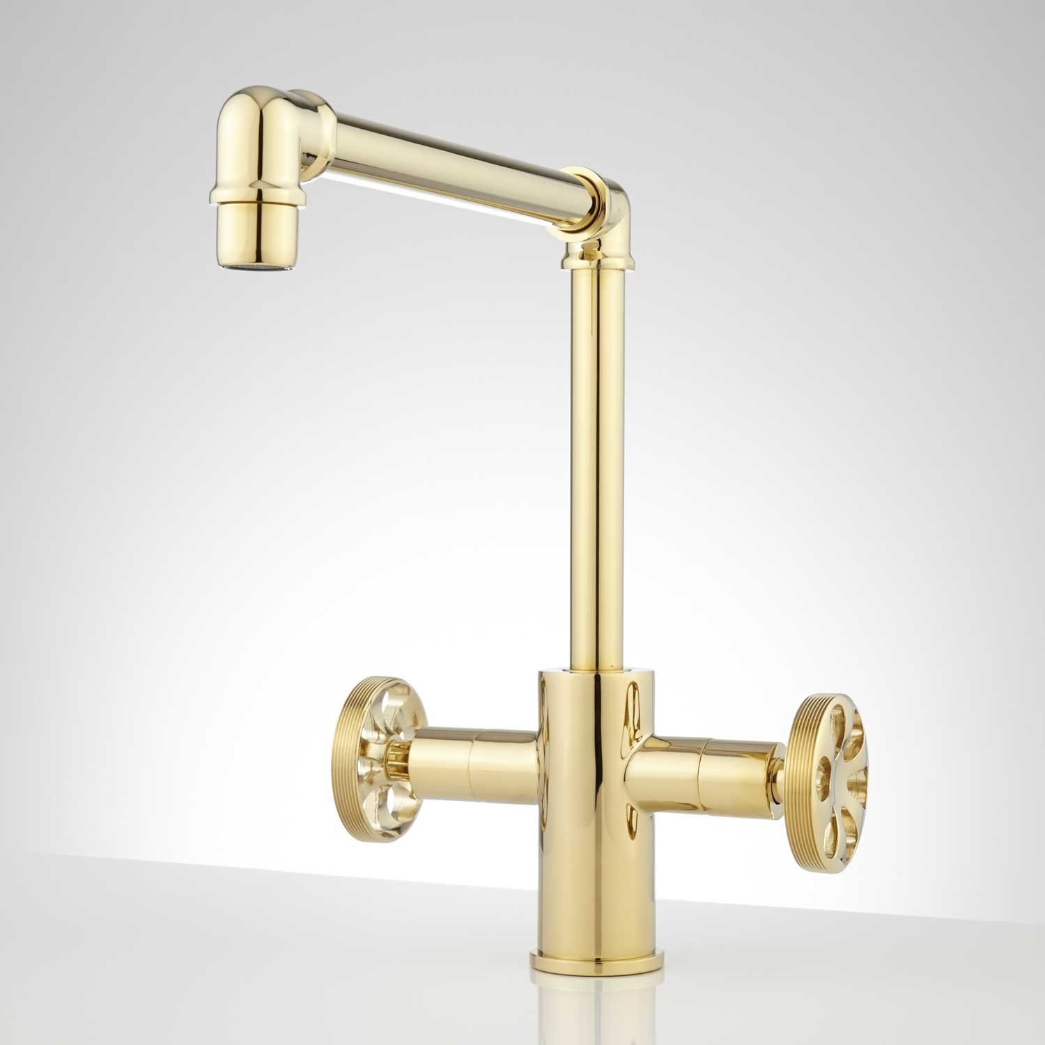Edison Single Hole Dual Handle Kitchen Faucet Kitchen Faucets Edison Single Hole Dual Handle Kitchen Faucet Kitchen Faucets