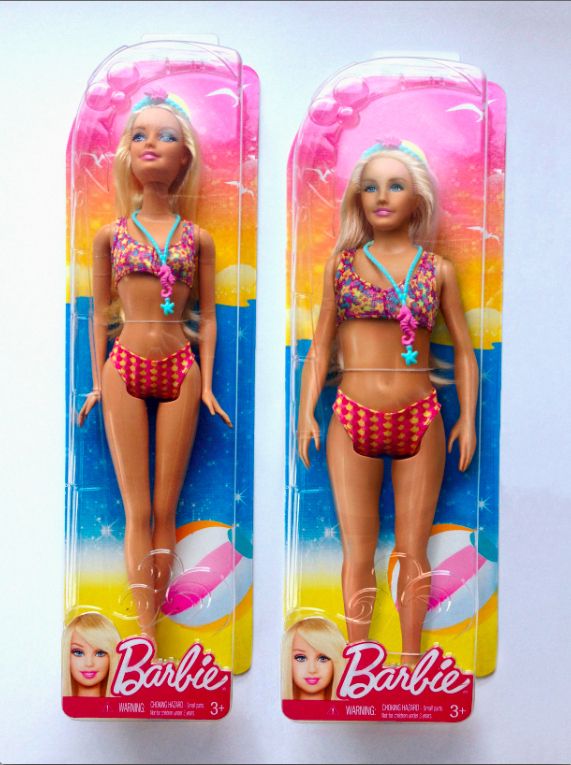 Barbie avec un corps réel | Barbie réaliste, Barbie et Poupées barbie