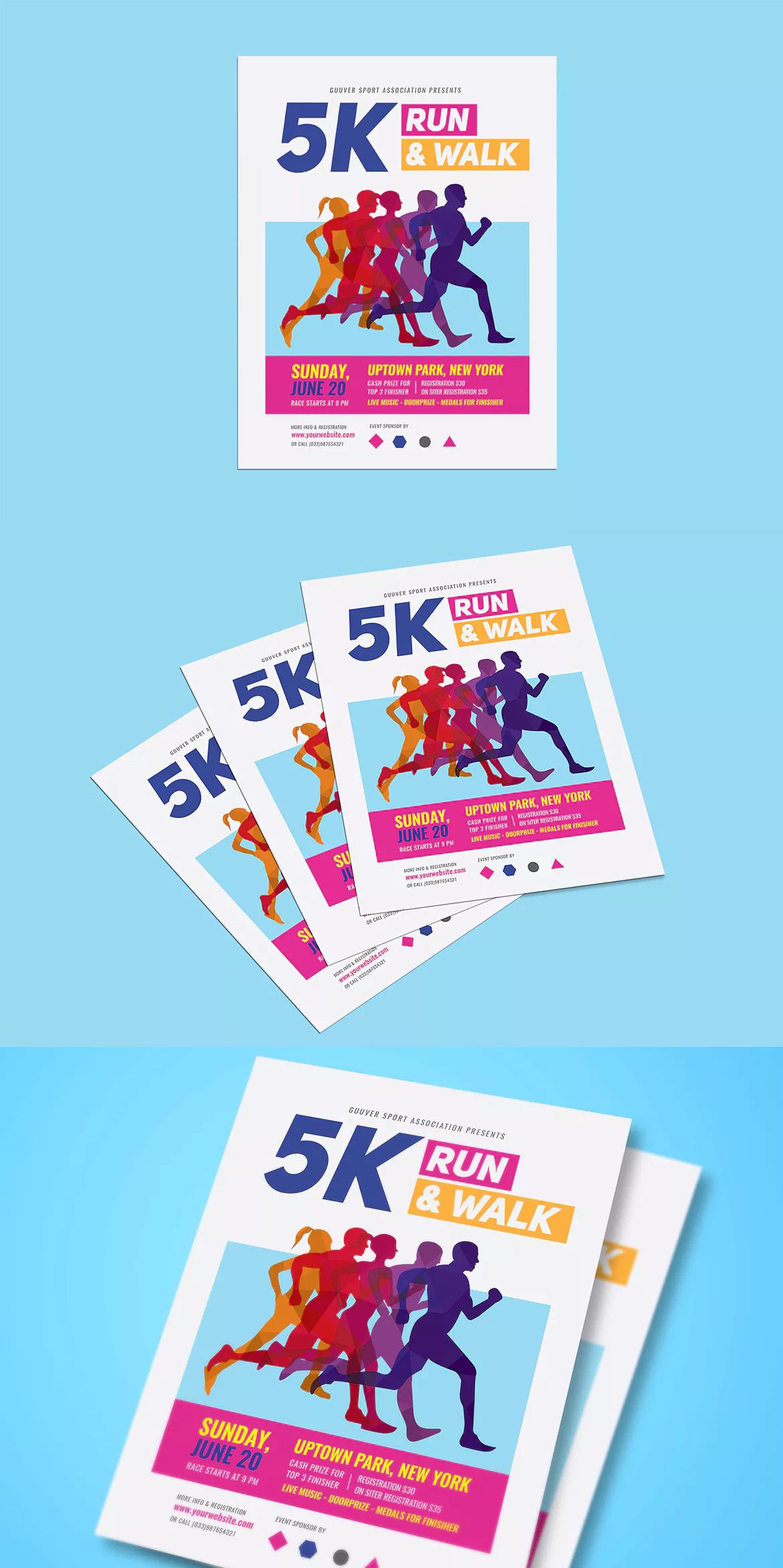 marathon flyer template ai psd a4 flyer design templates sport flyers association