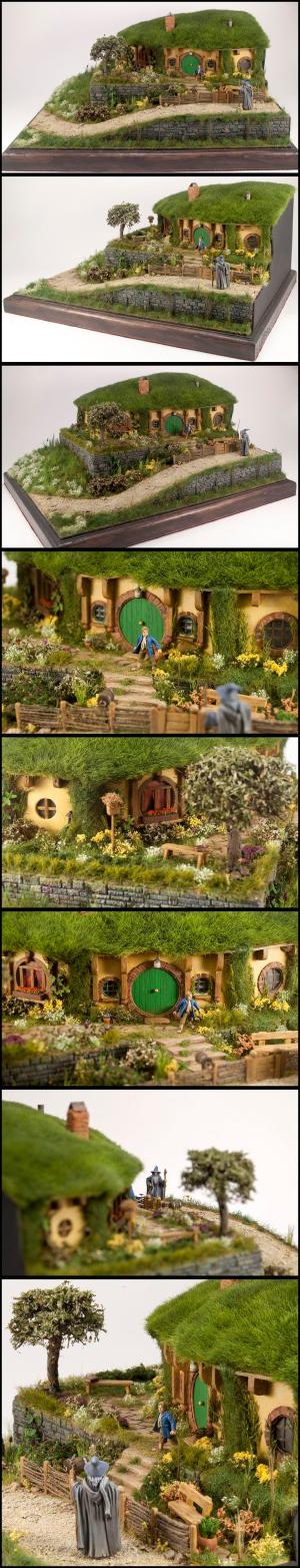 diorama of bag end inspired by the lord of the rings the hobbit trilogies mr baggins and gandalf are from gw everything else w the hobbit diorama miniatures diorama of bag end inspired by the lord of the rings the hobbit trilogies mr baggins and gandalf are from gw everything else w the hobbit diorama miniatures
