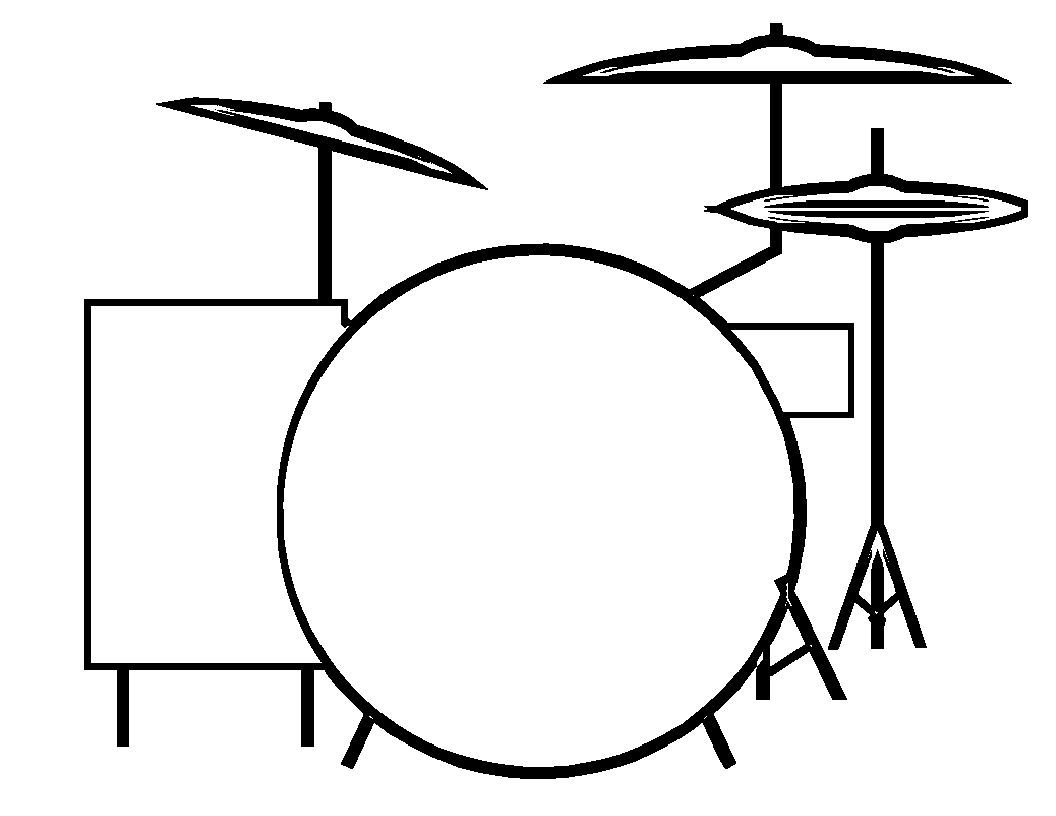 Shapes Drum Set | Shape coloring pages, Coloring pages, Drums